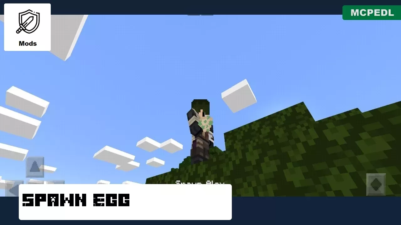 Spawn Egg from Anime Alex Mod for Minecraft PE