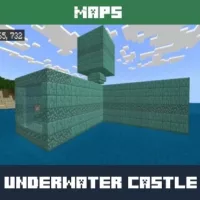 Underwater Castle Map for Minecraft PE