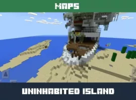 Uninhabited Island Map for Minecraft PE