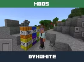Dynamite Mod for Minecraft PE