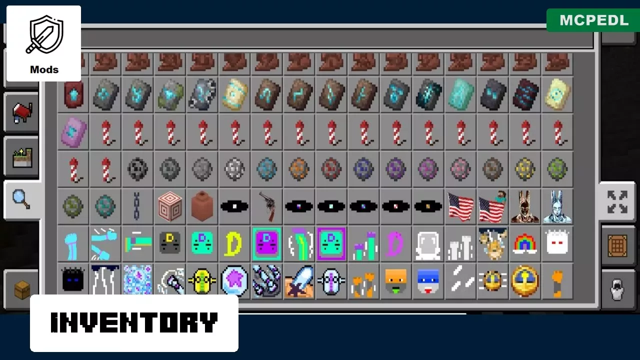 Inventory from Stands Mod for Minecraft PE