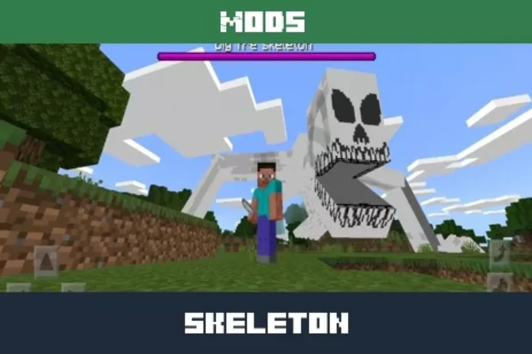 Skeleton Mod for Minecraft PE