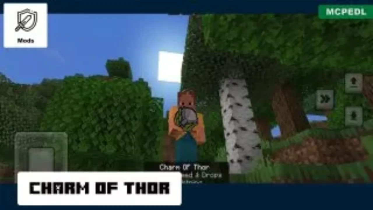Charm of Thor from Charm Mod for Minecraft PE
