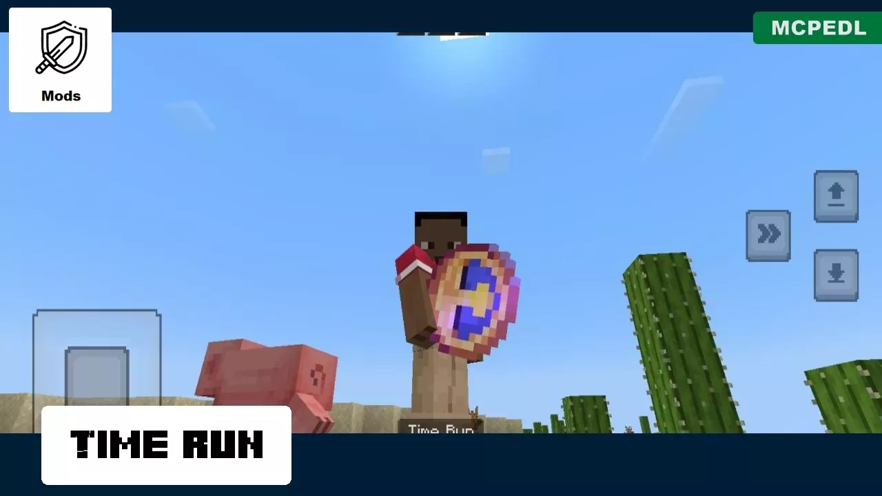 Time Run from Time Stop Mod for Minecraft PE
