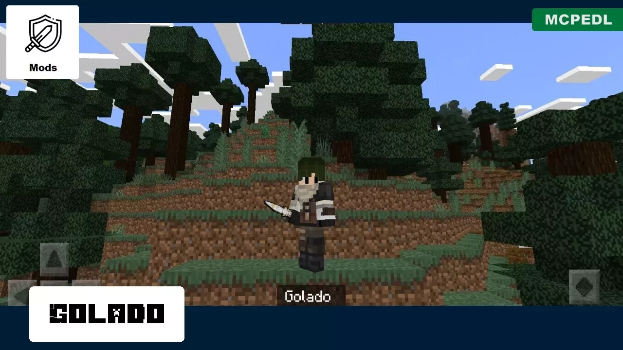 Golado from Anime Swords Mod for Minecraft PE