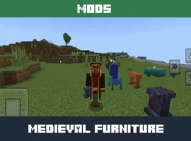 Medieval Furniture Mod for Minecraft PE