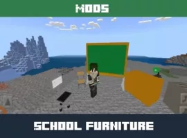 School Furniture Mod for Minecraft PE