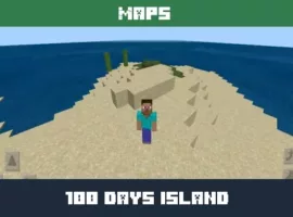 100 Days Island Map for Minecraft PE