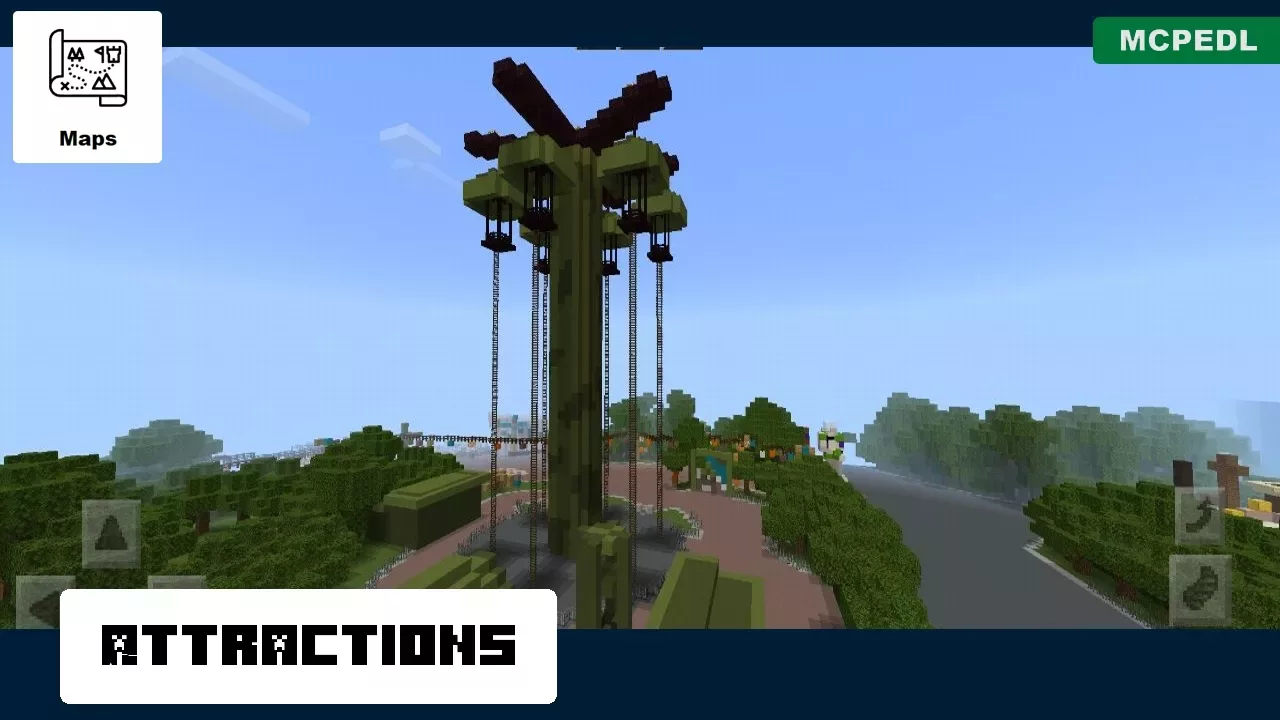 Attractions from Paris Map for Minecraft PE