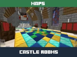 Castle Rooms Map for Minecraft PE
