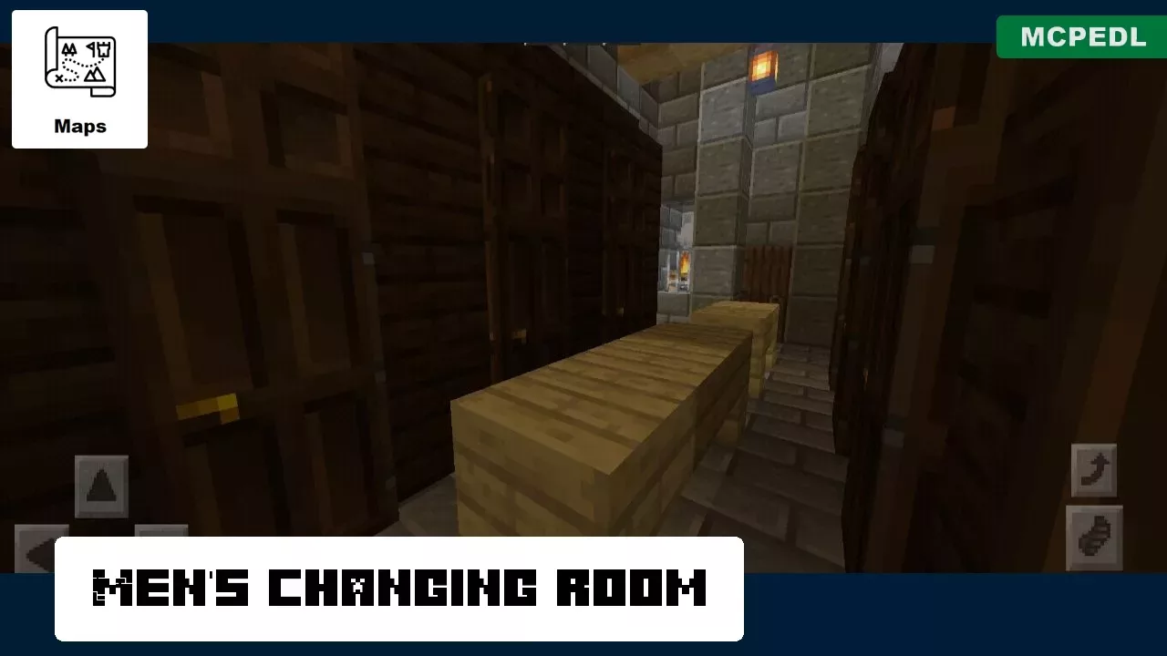 Changing Room from Castle Rooms Map for Minecraft PE