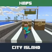 City Island Map for Minecraft PE