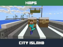 City Island Map for Minecraft PE