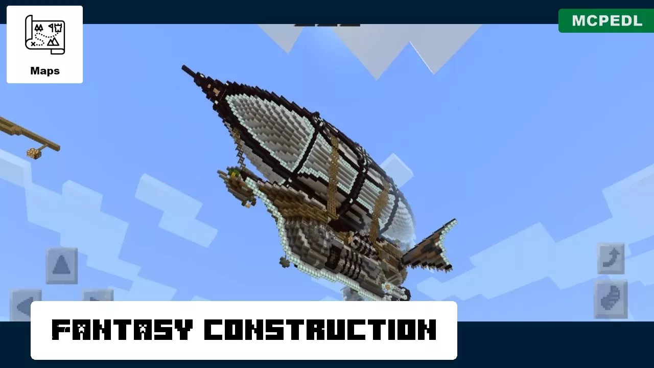 Construction from Fantasy Village Map for Minecraft PE