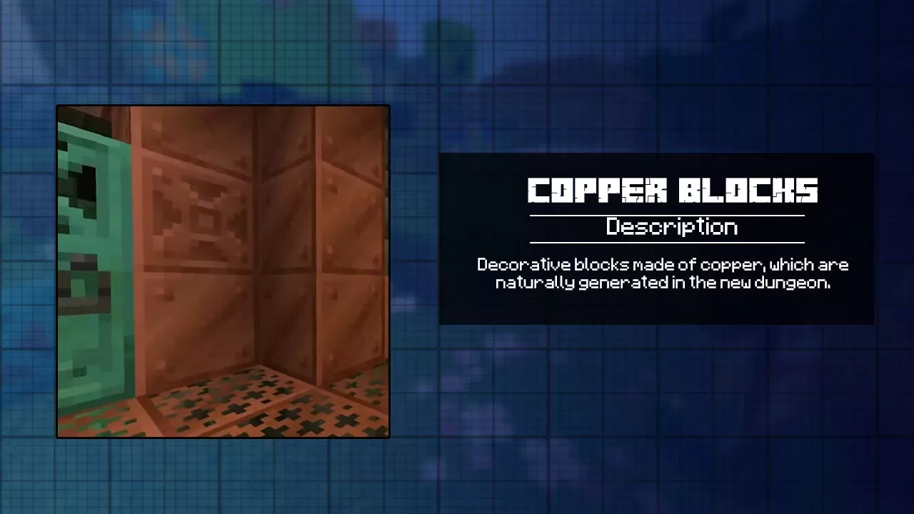 Copper Block for Minecraft PE 1.20-1.21
