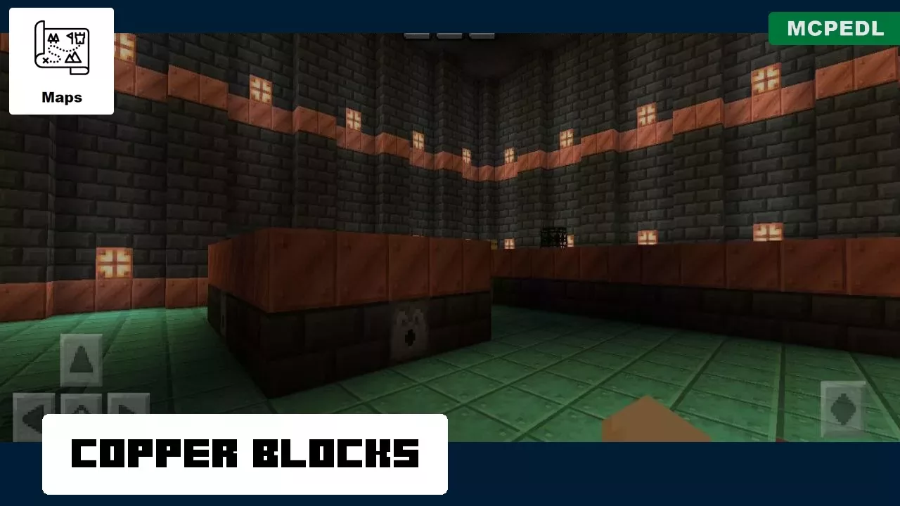 Copper Blocks from Trial Chamber Map for Minecraft PE