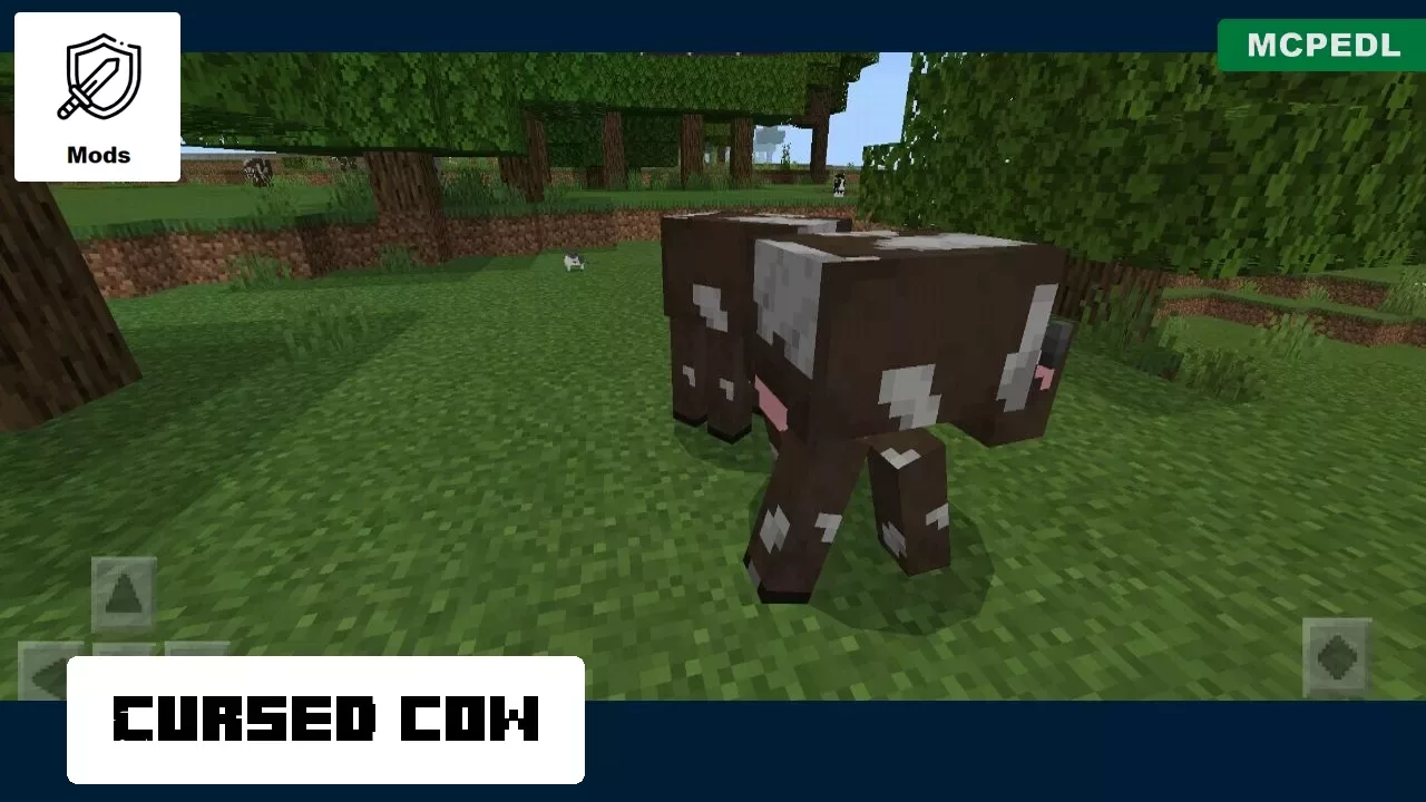 Cow from Cursed Mobs Mod for Minecraft PE