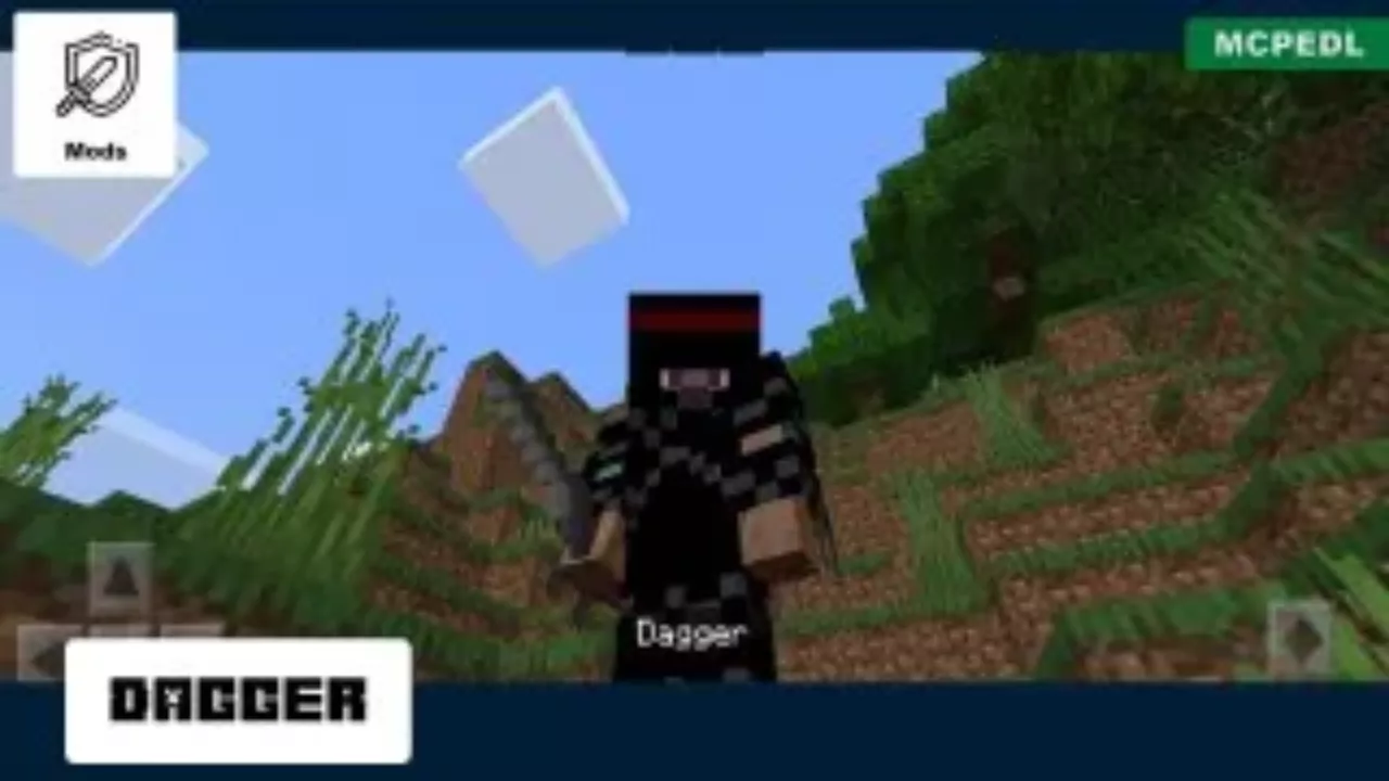 Dagger from Ninja Mod for Minecraft PE