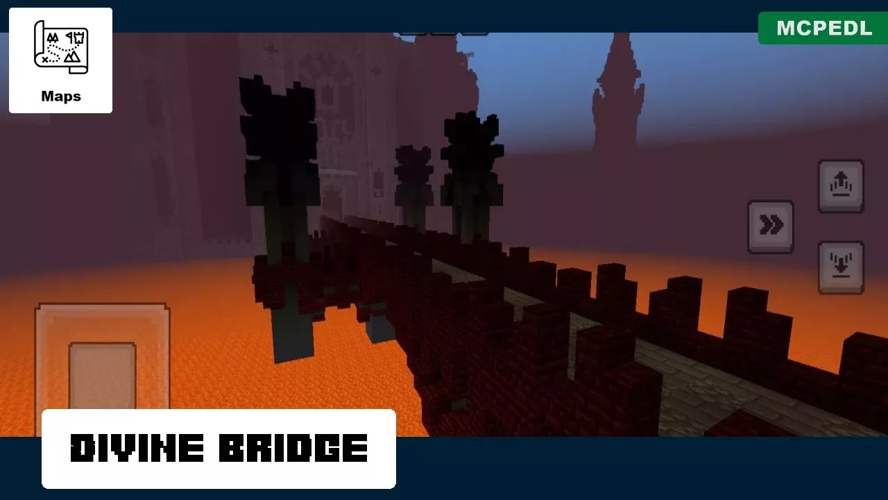 Dark from Castle Bridge Map for Minecraft PE