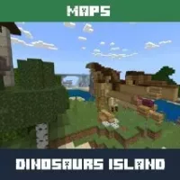 Dinosaur Island Map for Minecraft PE