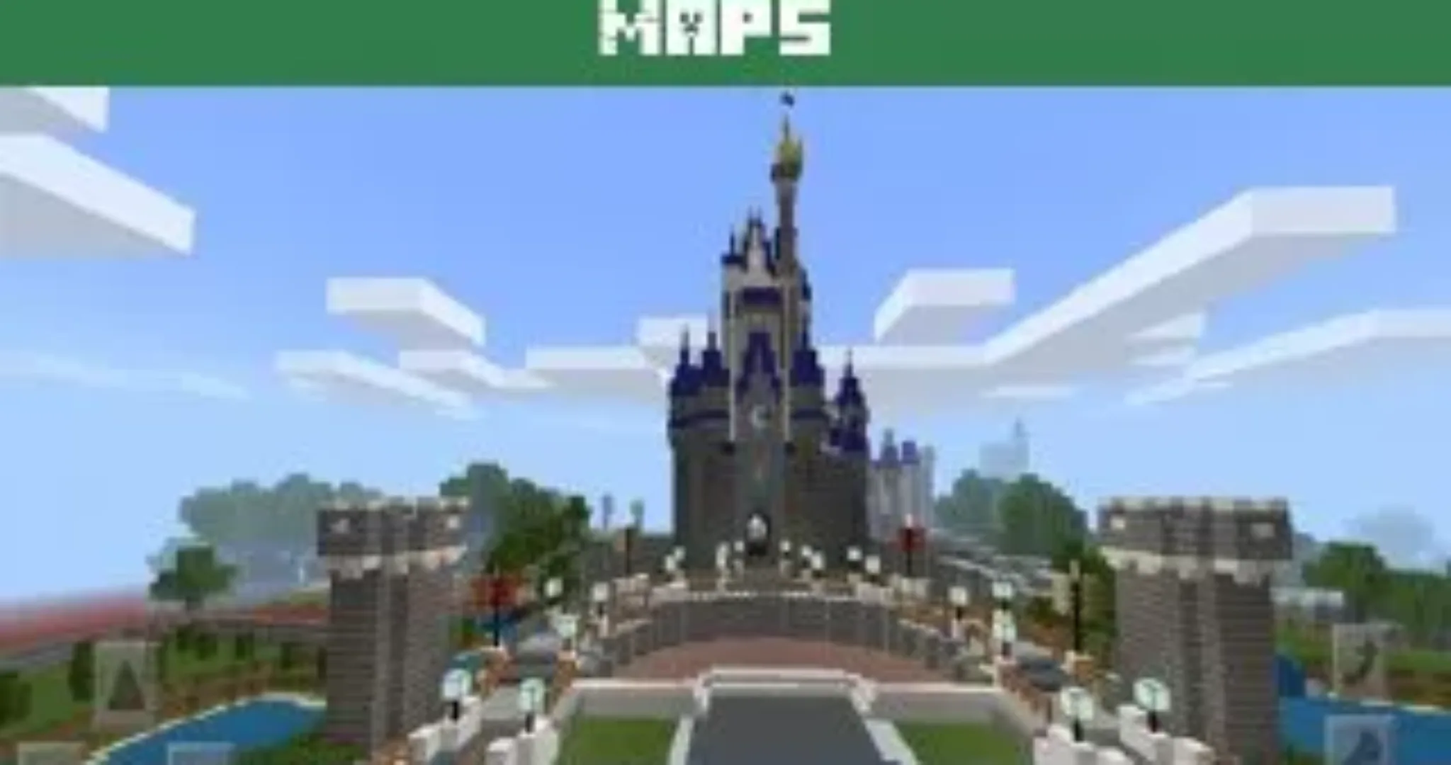 Disney Castle Map for Minecraft PE