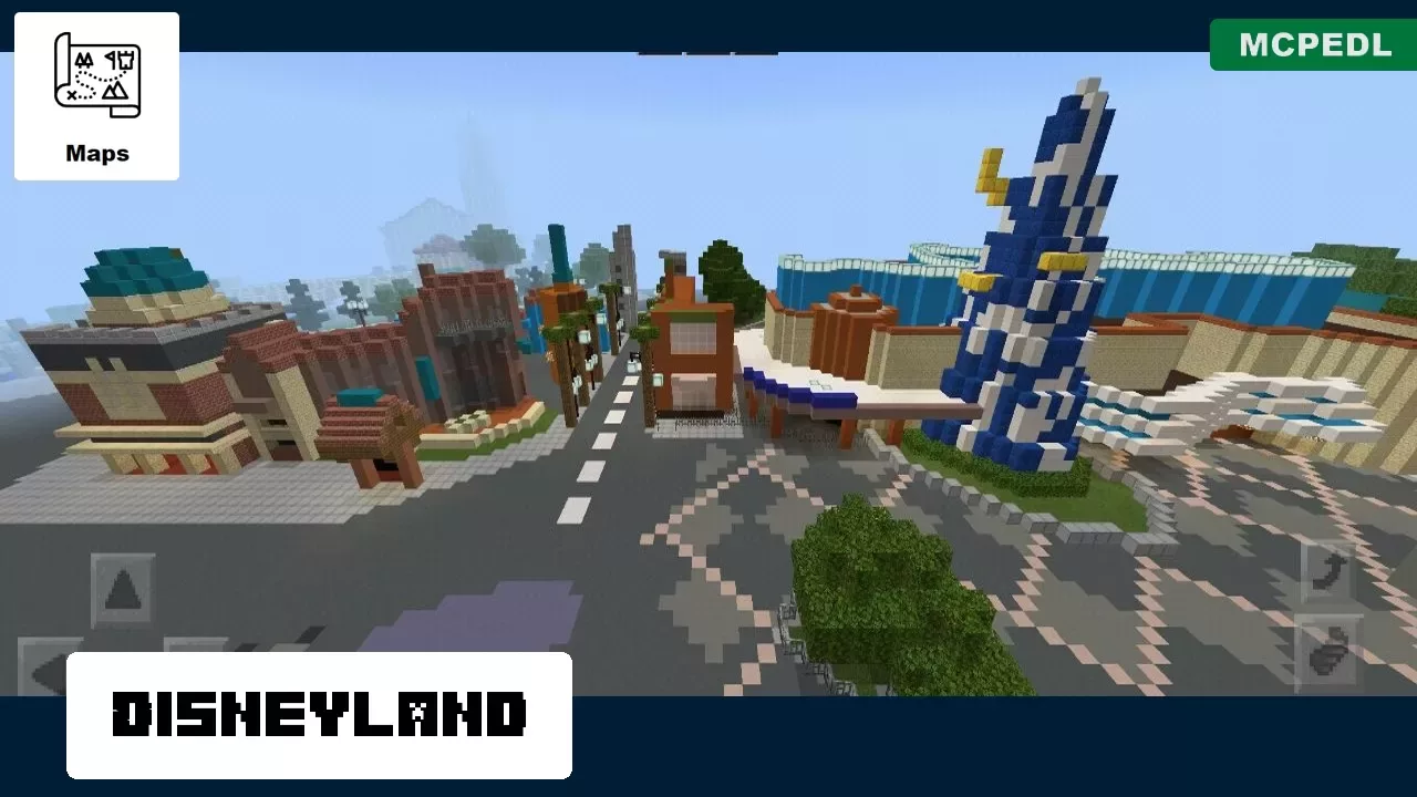 Disneyland from Paris Map for Minecraft PE