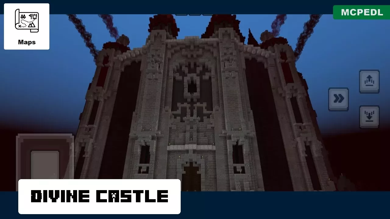 Divine Castle from Giant Castle Map for Minecraft PE