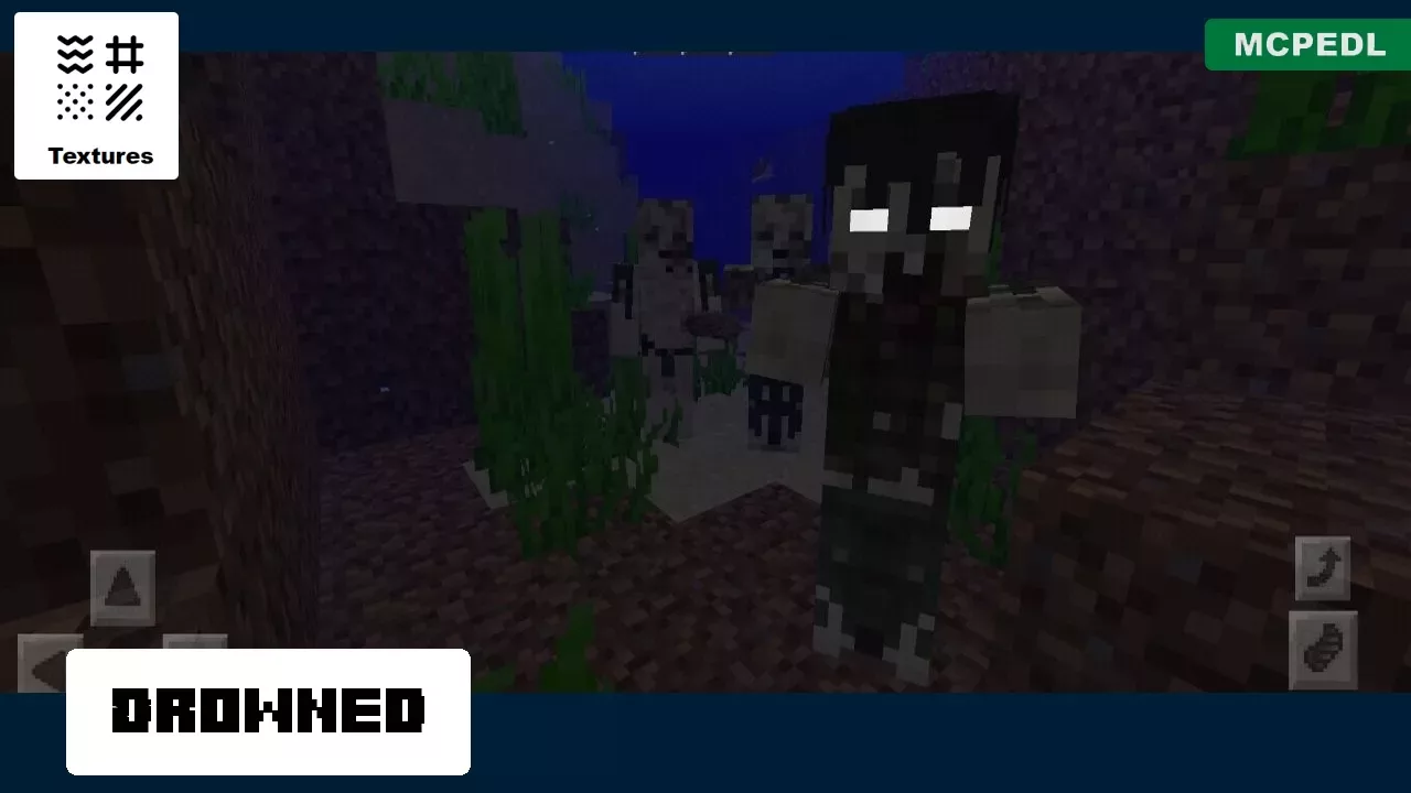 Drowned from Horror Texture Packs for Minecraft PE