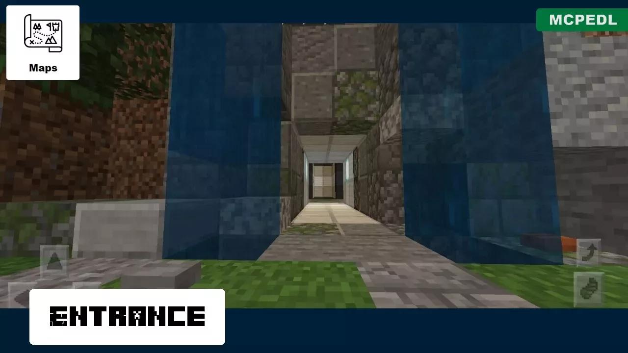 Entrance from Ravine Village Map for Minecraft PE