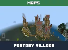 Fantasy Village Map for Minecraft PE