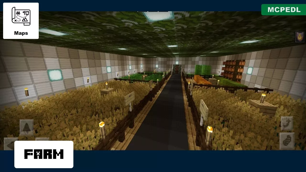 Farm from Ravine Village Map for Minecraft PE