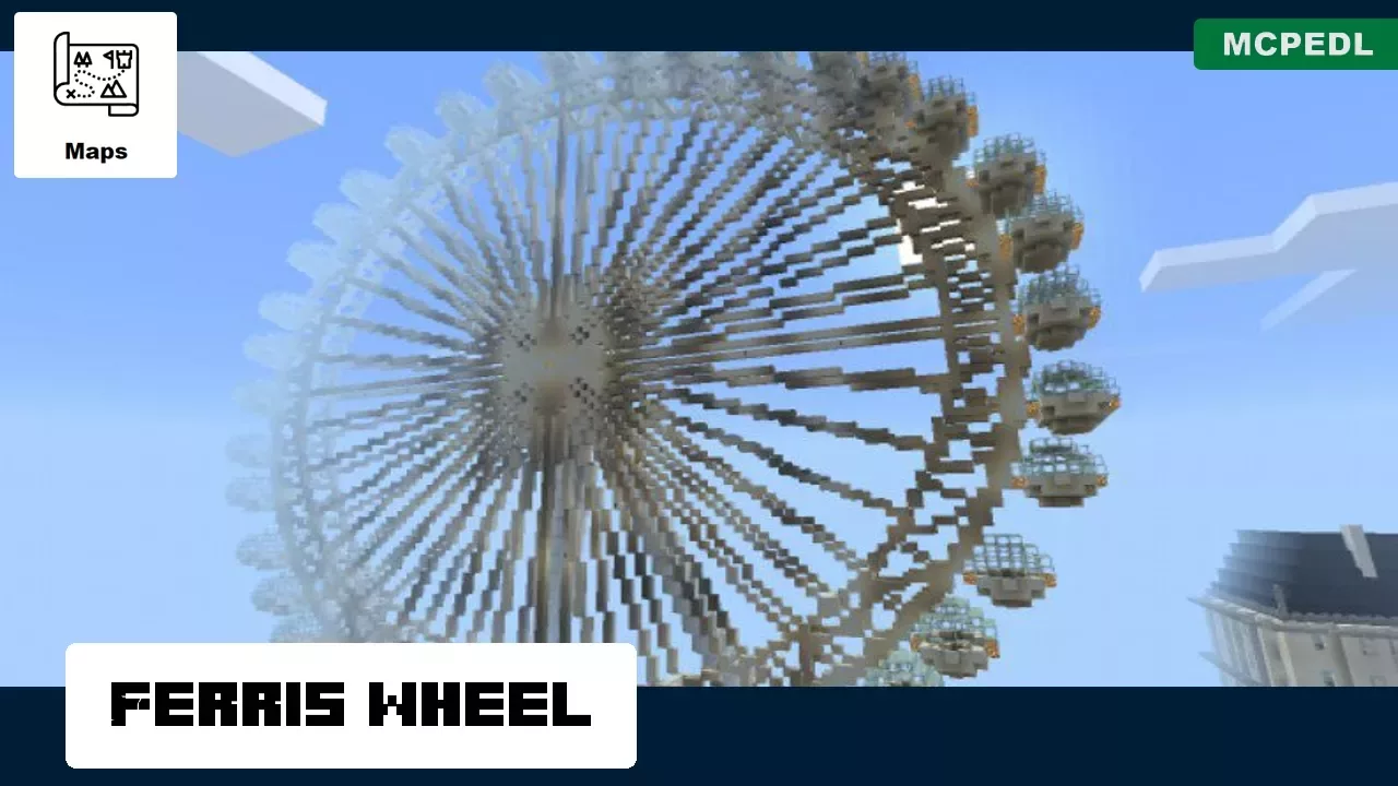 Ferris Wheel from London Map for Minecraft PE