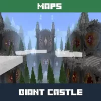 Giant Castle Map for Minecraft PE