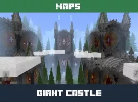 Giant Castle Map for Minecraft PE