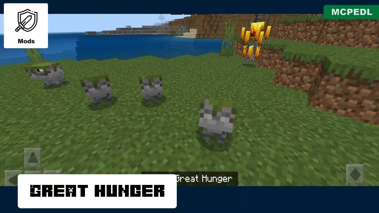 Great Hunger from Removed Mobs Mod for Minecraft PE