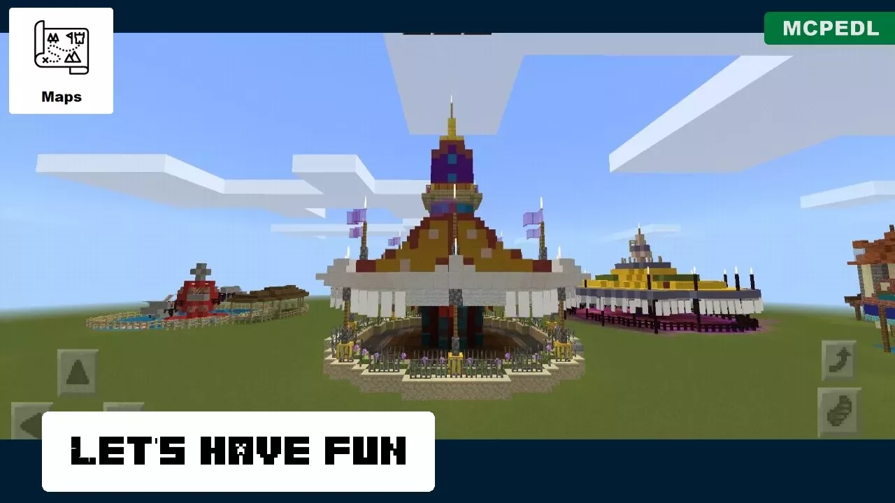 Have Fun from Disney Castle Map for Minecraft PE