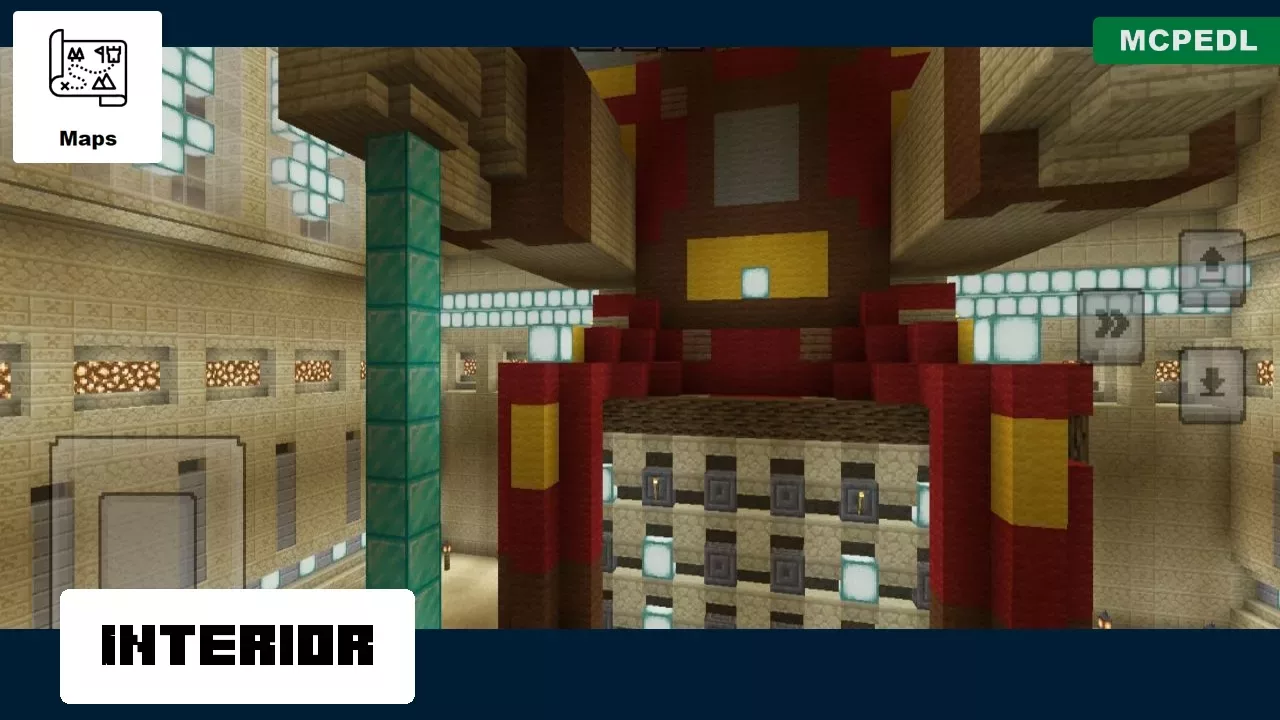 Interior from Egypt Map for Minecraft PE