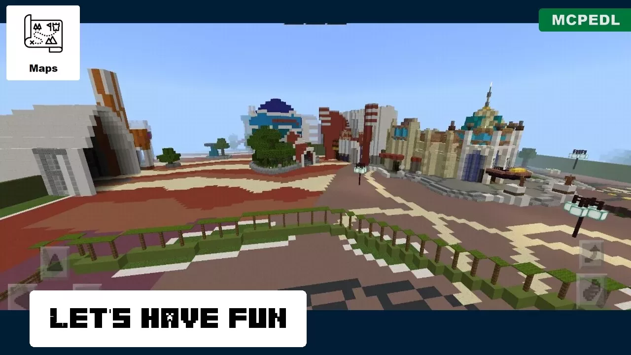 Lets Have Fun from Paris Map for Minecraft PE