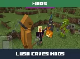 Lush Caves Mobs Mod for Minecraft PE