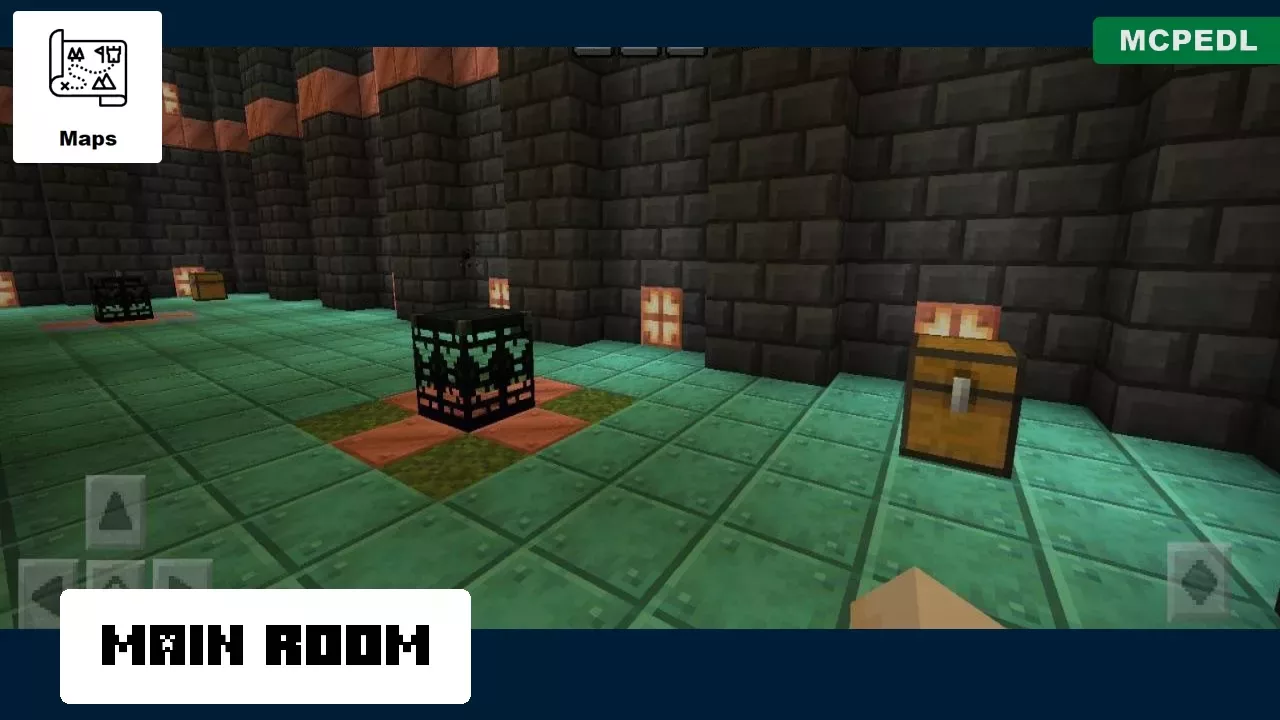 Main Room from Trial Chamber Map for Minecraft PE