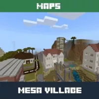 Mesa Village Map for Minecraft PE