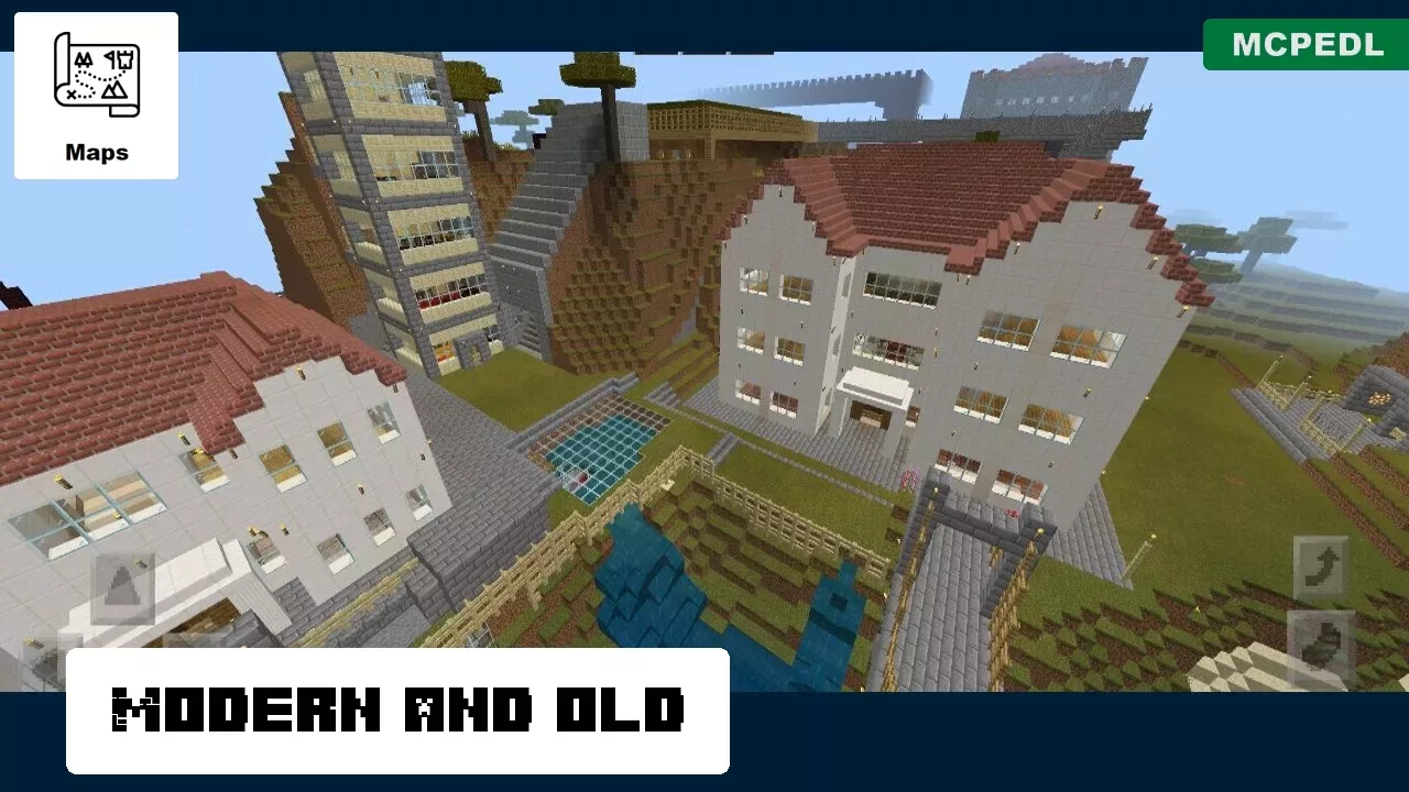 Modern and Old from Mesa Village Map for Minecraft PE