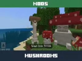 Mushrooms Mod for Minecraft PE