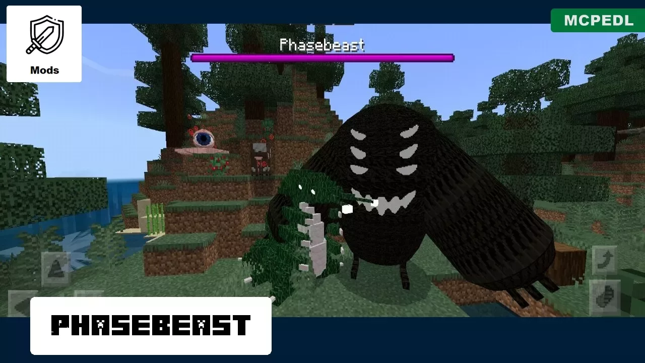 Phasebeast from Boss Mobs Mod for Minecraft PE