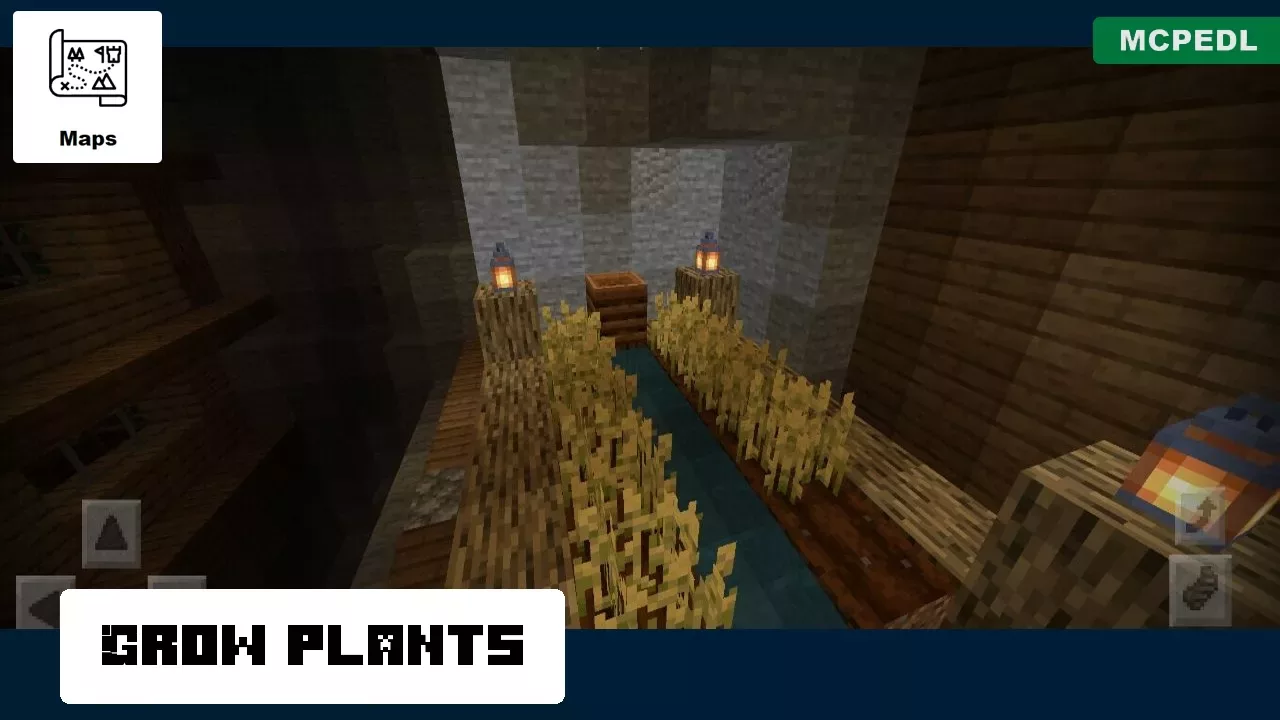 Plants from Cave Village Map for Minecraft PE