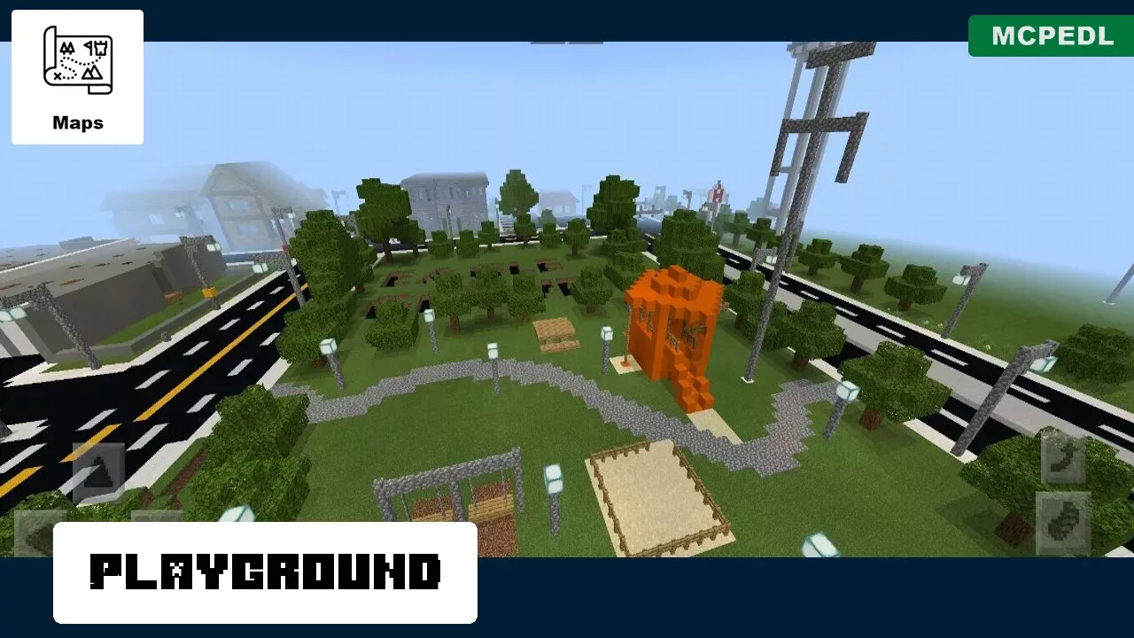 Playground from USA Map for Minecraft PE
