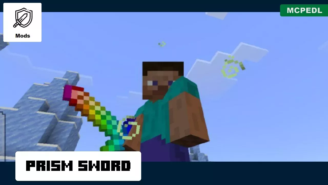 Prism Sword from Crystal Mod for Minecraft PE