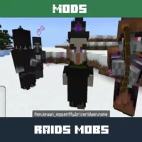 Raid Mobs Mod for Minecraft PE