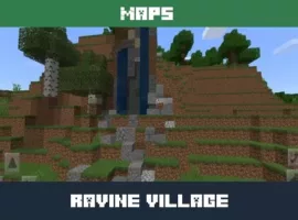 Ravine Village Map for Minecraft PE