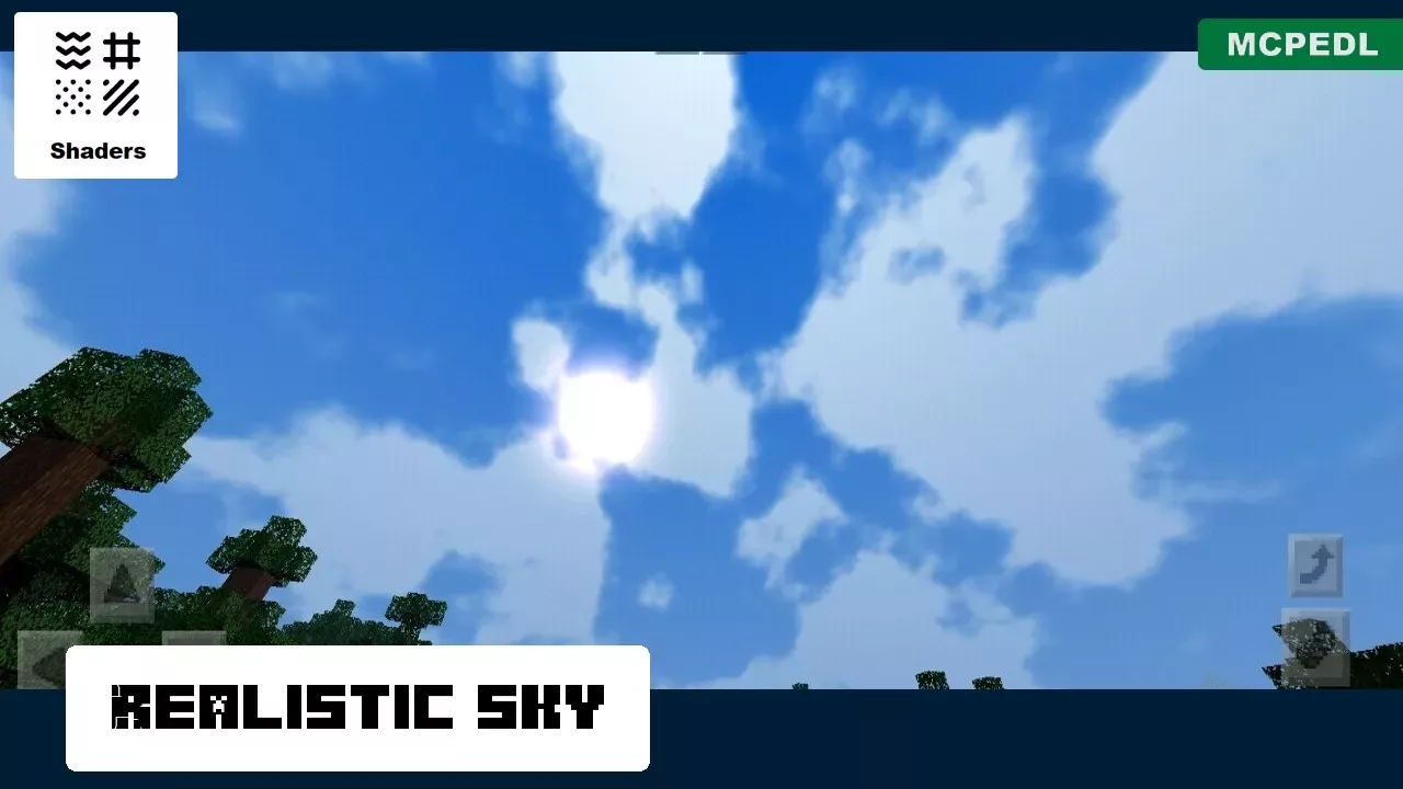Realistic Sky from Parallax Shader for Minecraft PE